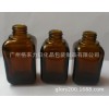 80ML-85ML茶色方形瓶配金色電化鋁蓋有孔內塞