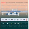 華天玻璃磨邊機(jī) HZM8325C玻璃直線(xiàn)磨邊機(jī)